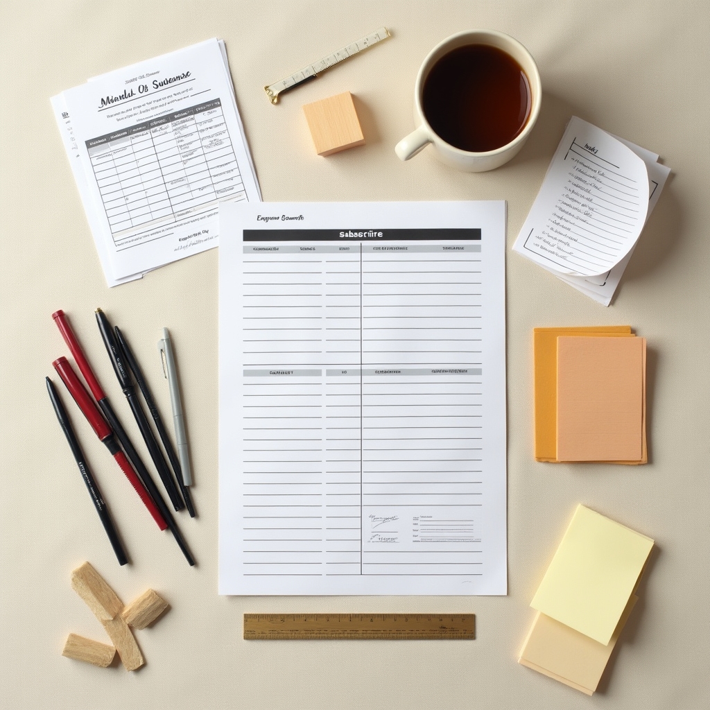 Kit di template e strumenti per l'audit delle spese ricorrenti